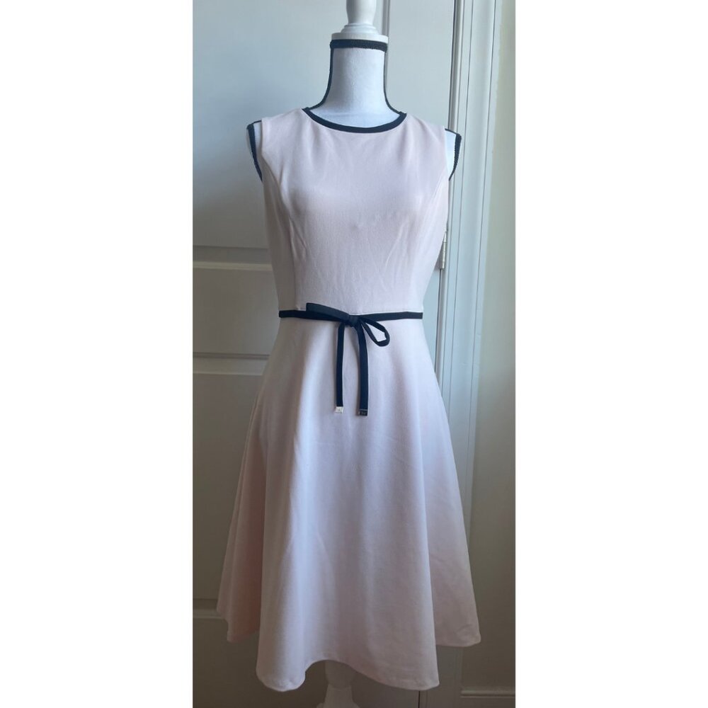 Tommy Hilfiger Pink Dress with Black Trim